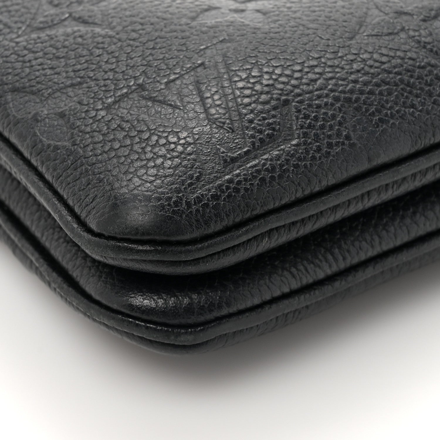 Louis Vuitton Empreinte Double Zip Pochette Black 14 of 18