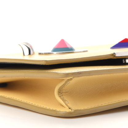 Fendi Vitello Century Hypnoteyes Tube Wallet On Chain Grano Multicolor 8 of 9