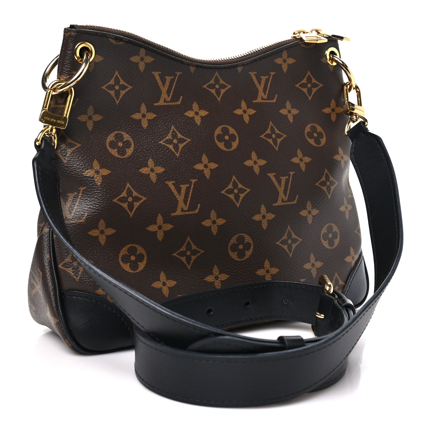 Louis Vuitton Monogram Odeon PM Black 3 of 9