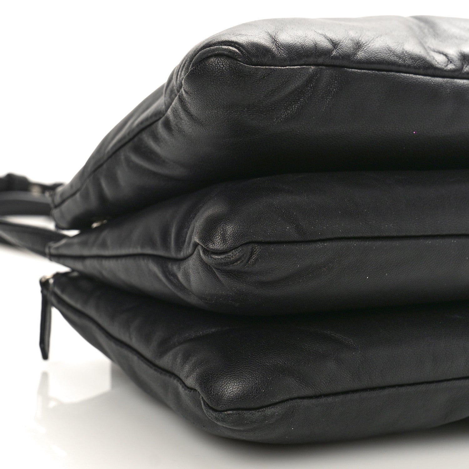 Celine Lambskin Small Pillow Trio Crossbody Bag Black 8 of 9