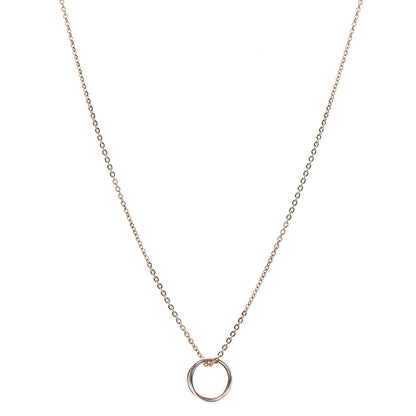 Cartier 18K Pink Yellow White Gold Trinity Pendant Necklace 3 of 7