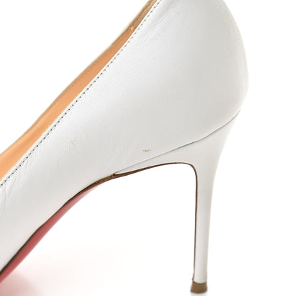 Christian Louboutin Kid Decollete 554 85 Pumps 37 White 12 of 23