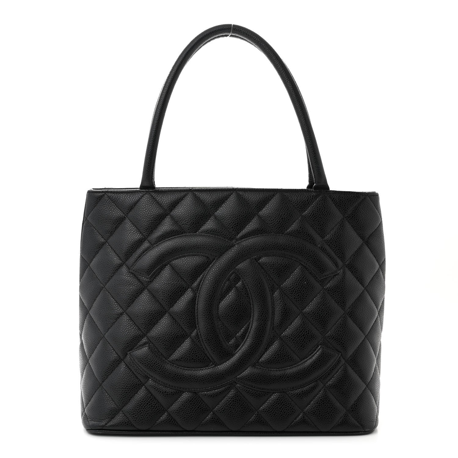 Chanel Caviar Quilted Medallion Tote Black 1 of 14