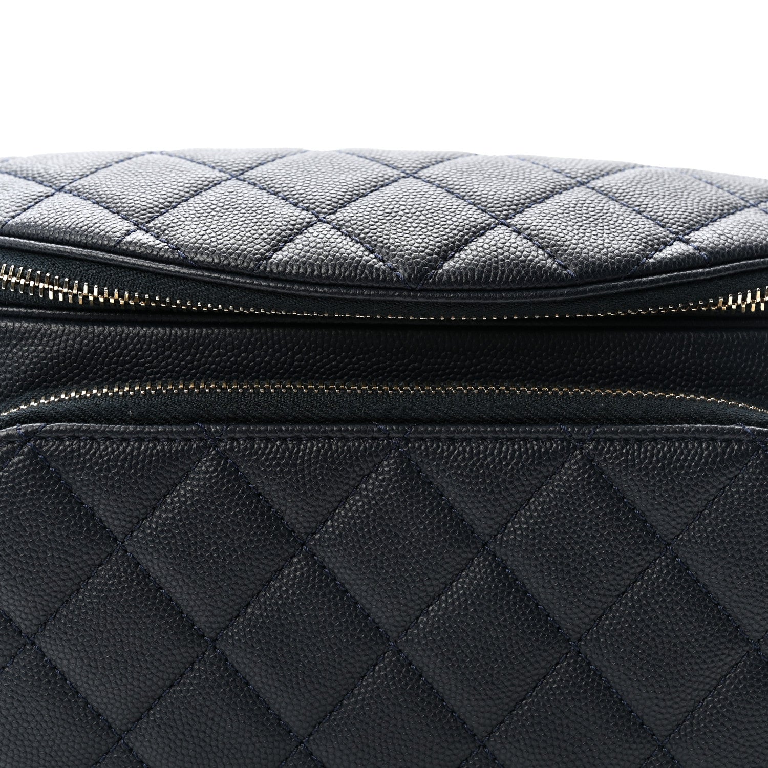 Chanel Caviar Quilted Business Affinity Waist Belt Bag Navy 9 of 11