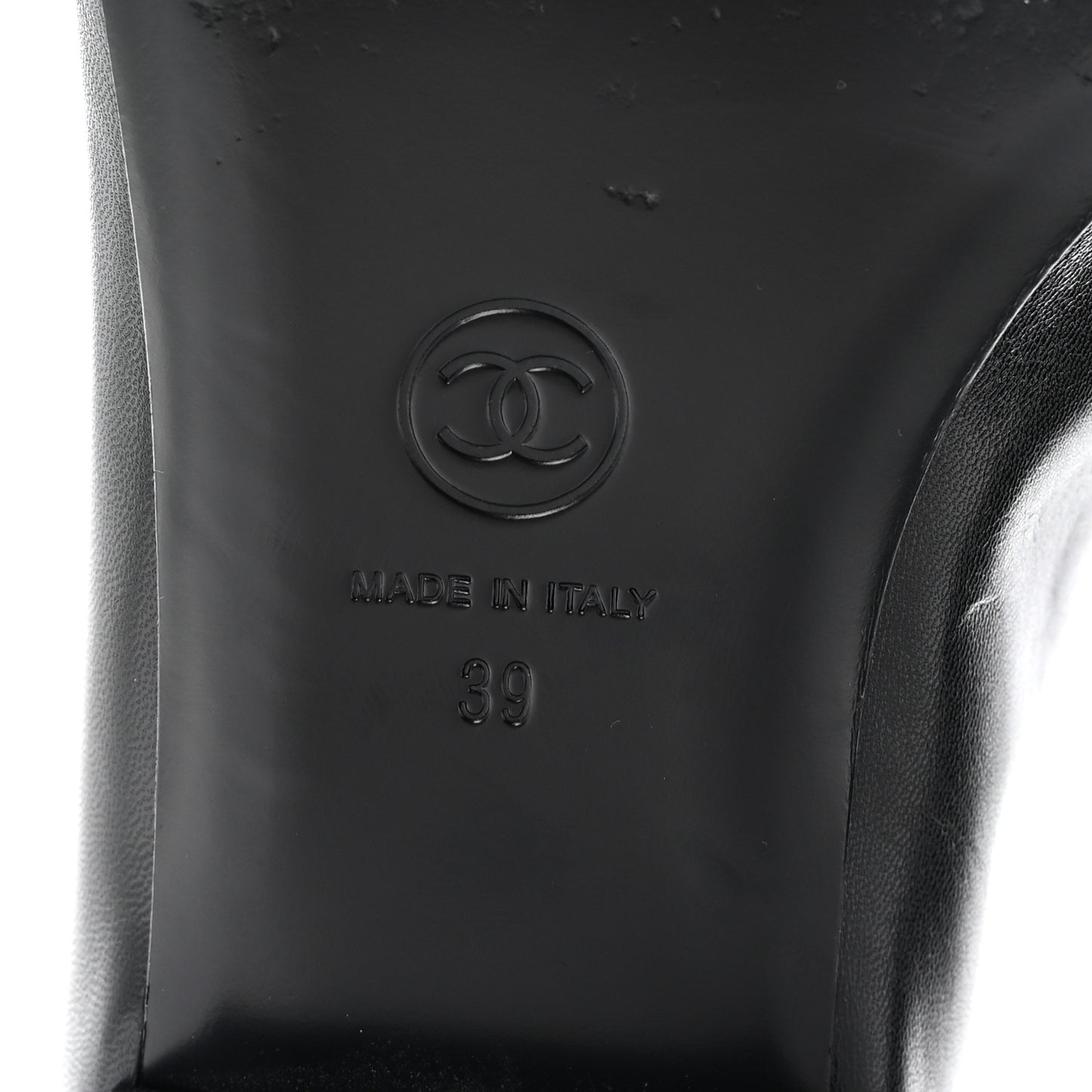 Goatskin Pearl Mary Janes Flats 39 Black