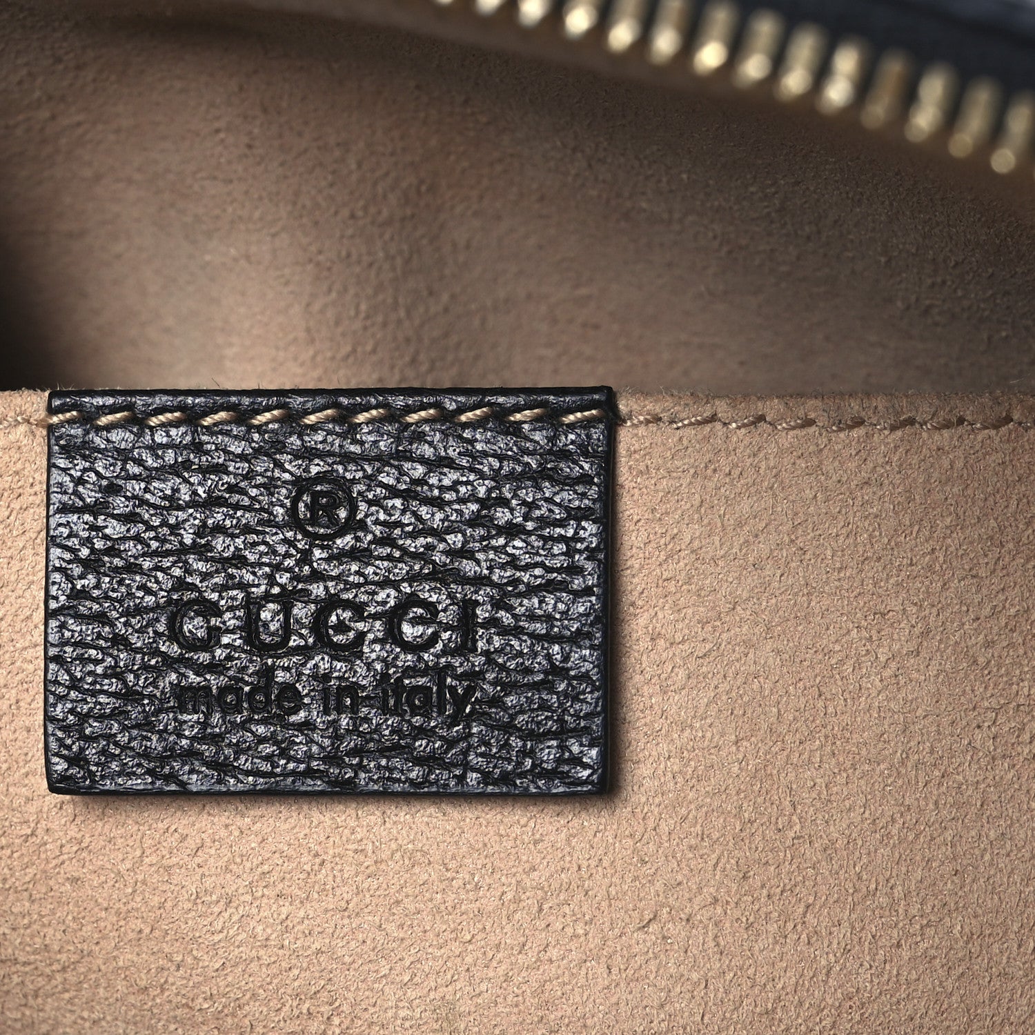 Gucci Calfskin GG Web Small Ophidia Dome Shoulder Bag Black 6 of 12