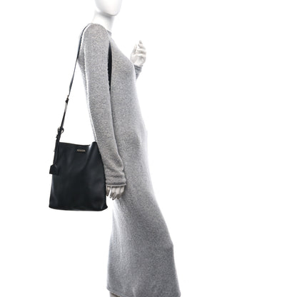 Saint Laurent Calfskin Bold Messenger Black 2 of 10