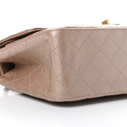 Chanel Metallic Calfskin Quilted 2.55 Reissue 226 Flap Dark Gold 9 of 17