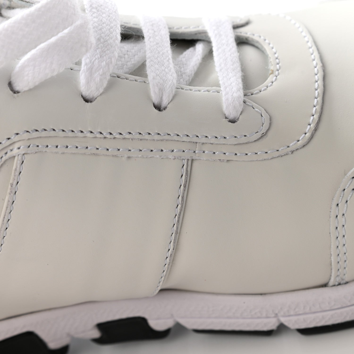 Gucci Calfskin Womens Interlocking G Sneakers 37 White 12 of 13