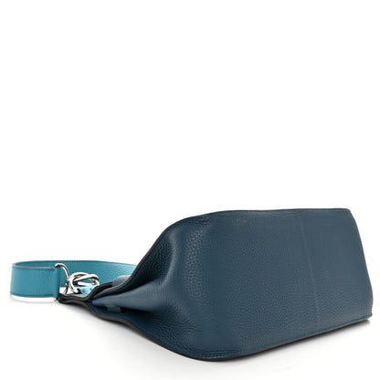 Hermes Taurillon Clemence Bi-Color Jypsiere 31 Colvert Turquoise 4 of 11