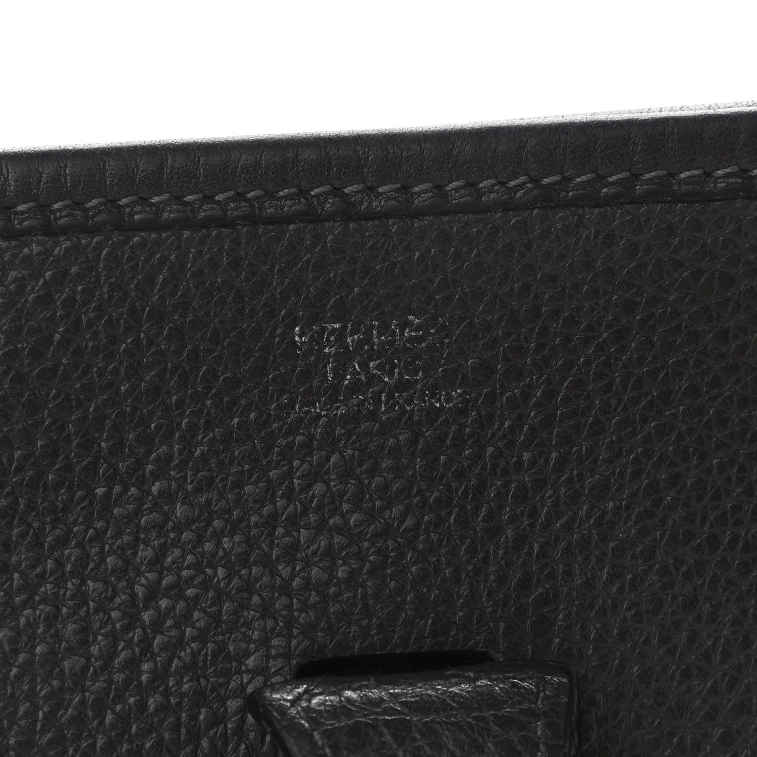 Hermes Taurillon Clemence Evelyne PM Graphite 6 of 11