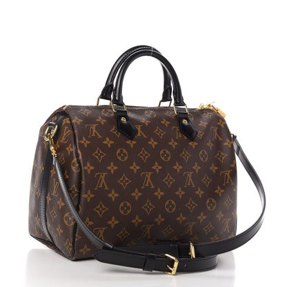 Louis Vuitton Monogram My World Tour Speedy Bandouliere 30 Black 3 of 11