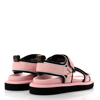 Louis Vuitton Calfskin Pool Pillow Flat Comfort Sandals 40 Rose Clair Pink 4 of 8
