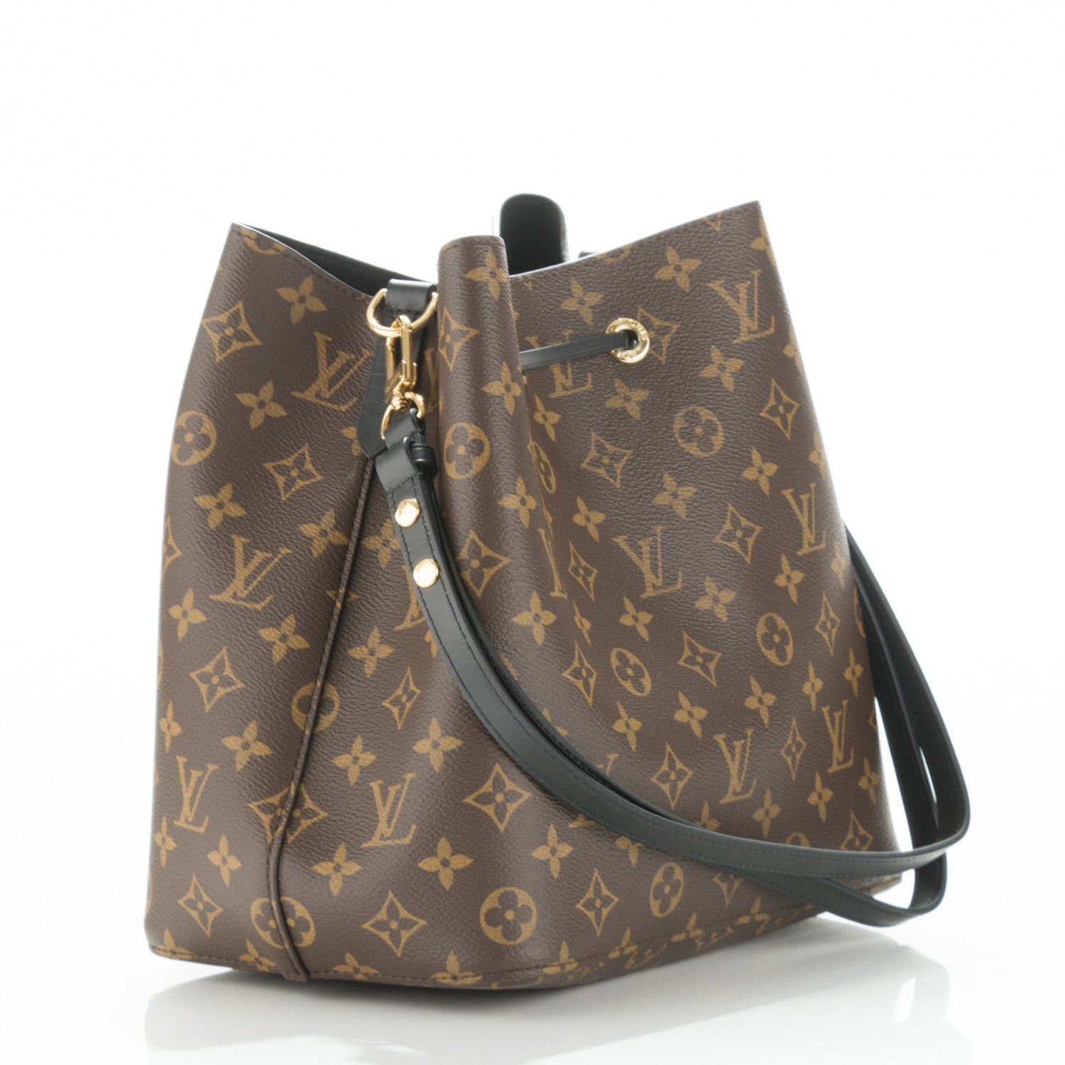 Louis Vuitton Monogram Neonoe MM Black 3 of 7