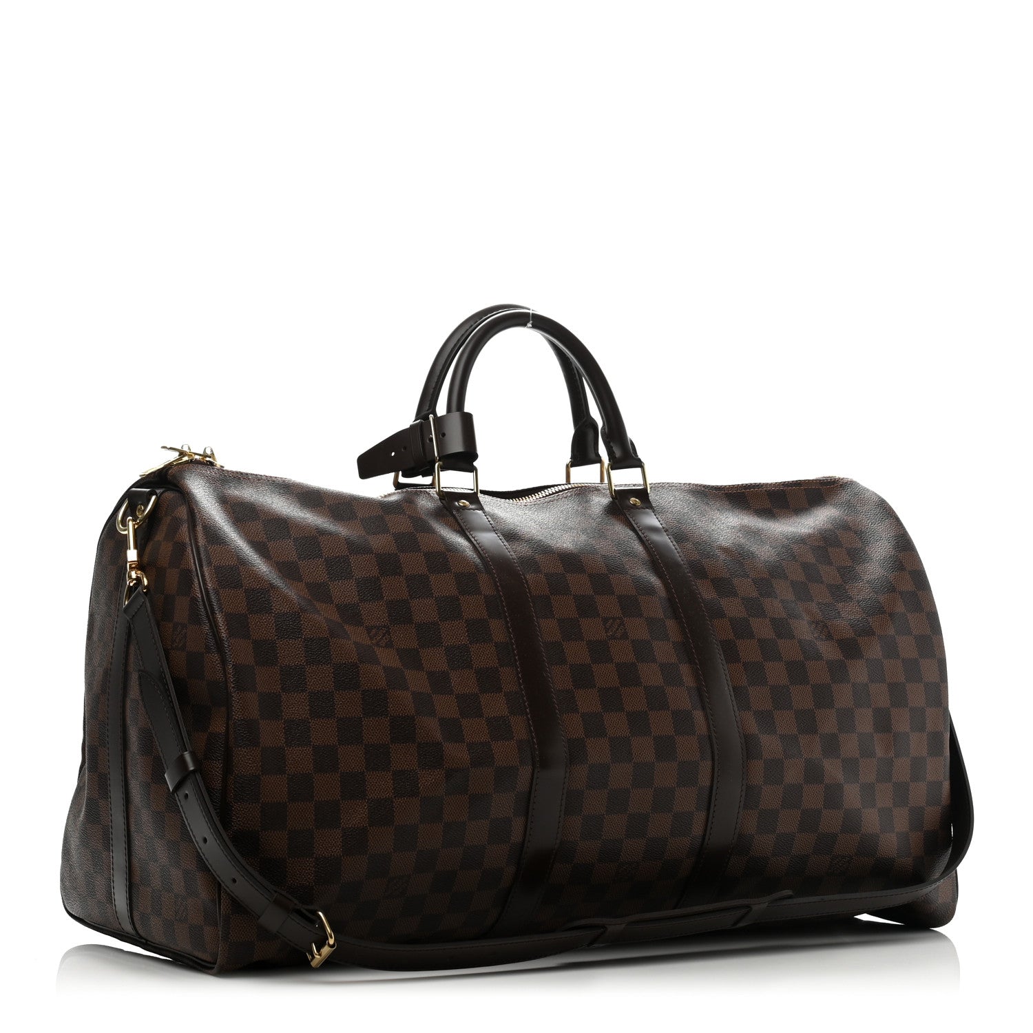 Louis Vuitton Damier Ebene Keepall Bandouliere 55 3 of 12