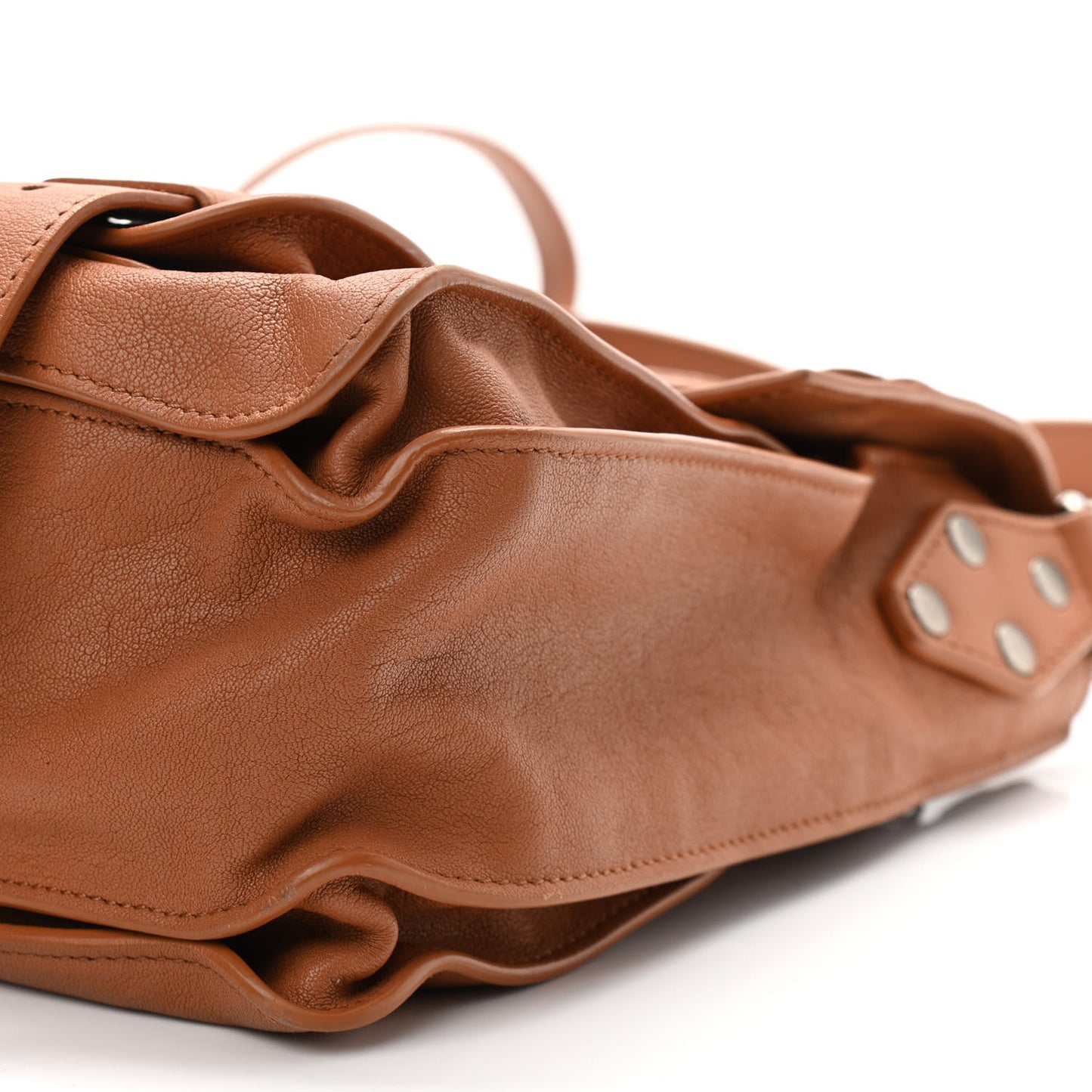 Lambskin Medium PS1 Satchel Saddle