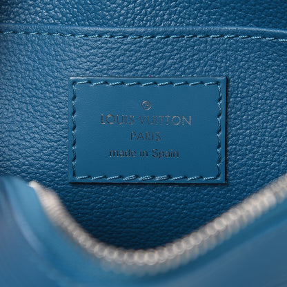 Louis Vuitton Epi Cosmetic Pouch Cyan 6 of 10
