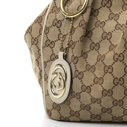 Gucci Monogram Medium Sukey Tote Off White 15 of 16