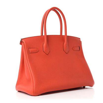 Hermes Togo Birkin 30 Capucine 3 of 34