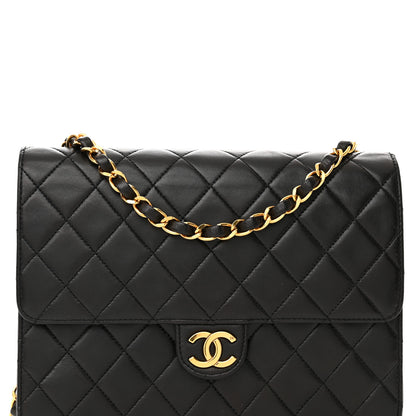 Chanel Lambskin Quilted Small Single Flap Bag Black 9 of 12