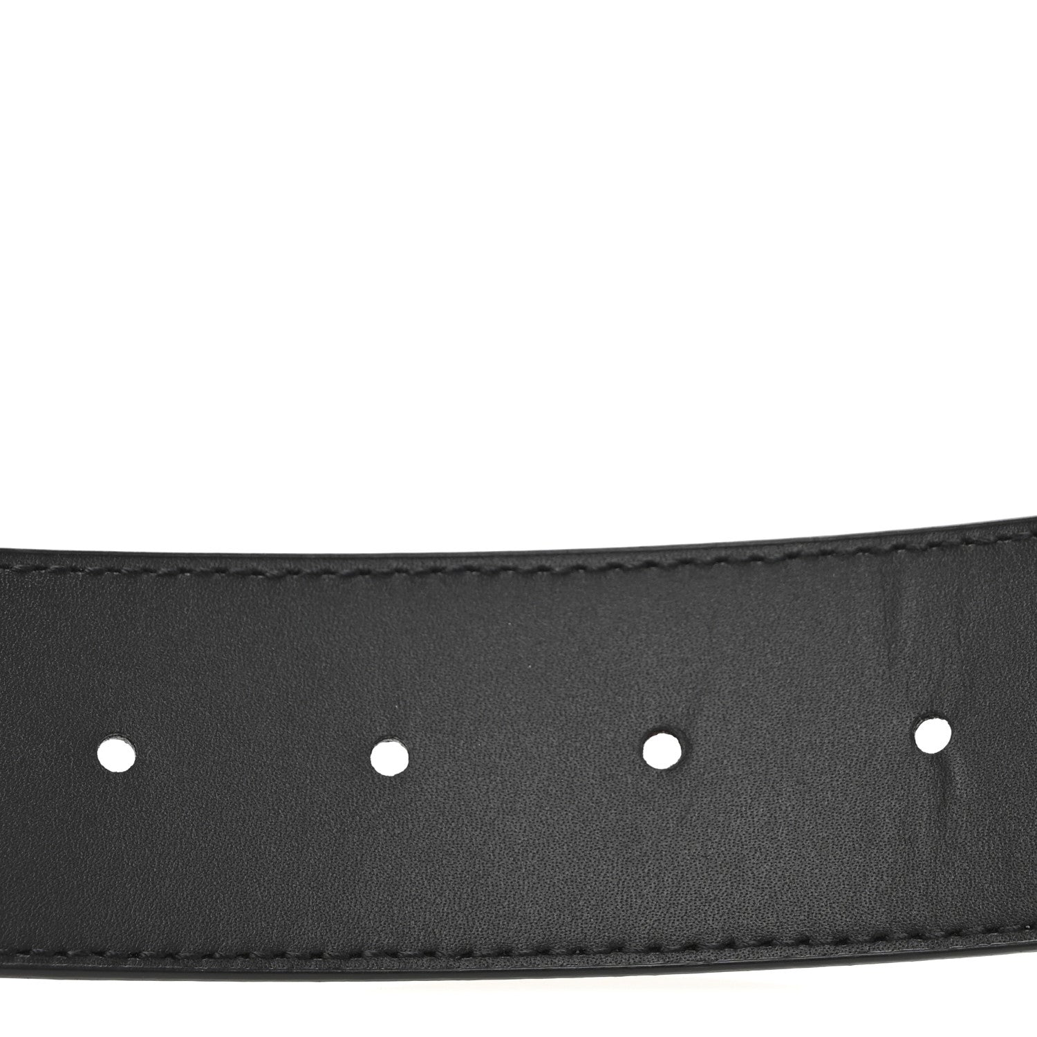 Louis Vuitton Calfskin Monogram 40mm LV Initiales Reversible Belt 95 38 Black 4 of 7
