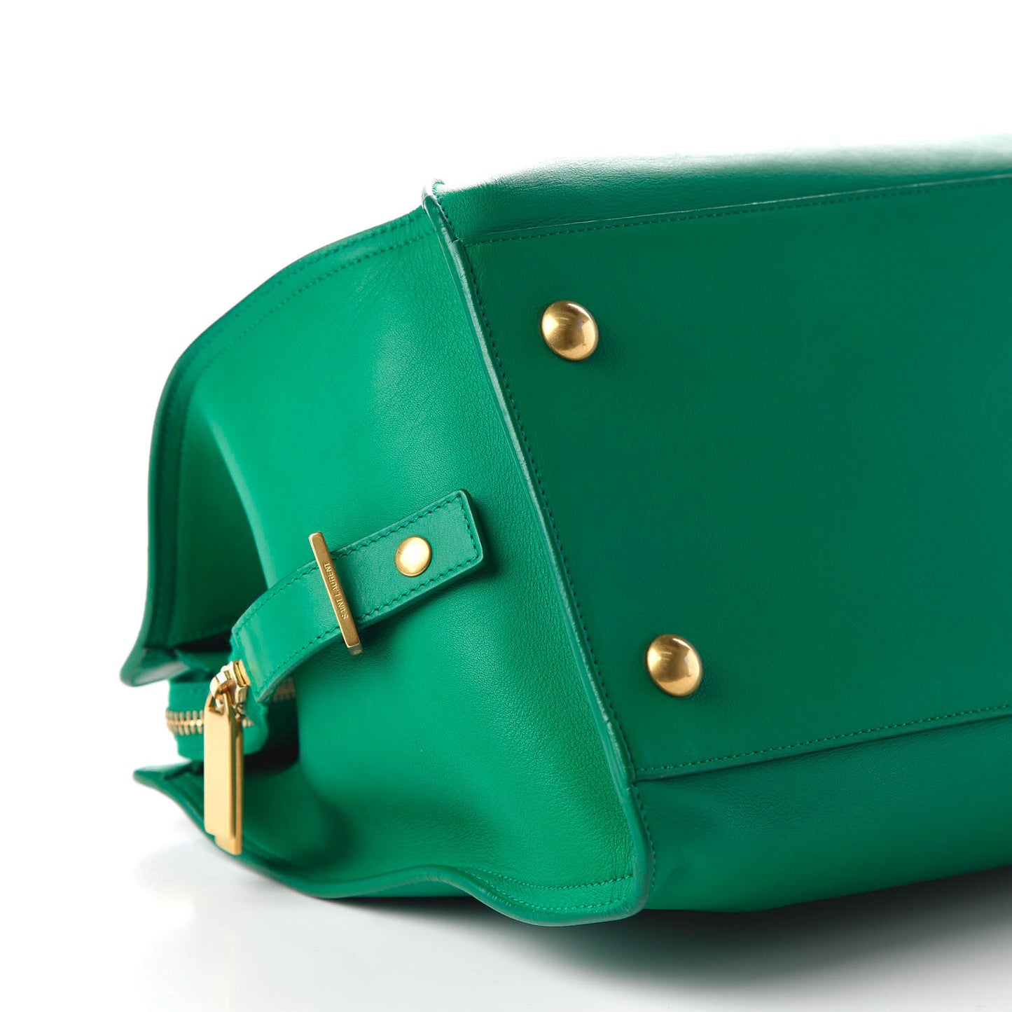 Calfskin Medium Classic Y Cabas Green