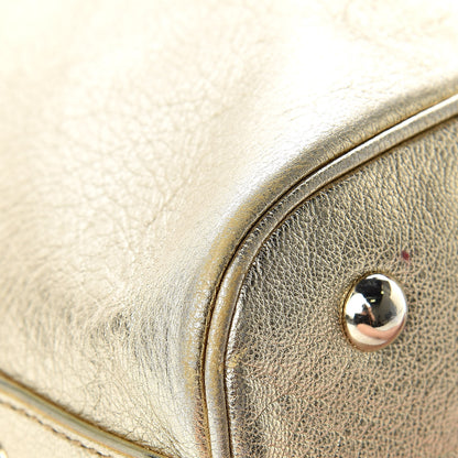 Saint Laurent Metallic Calfskin Medium Muse Gold 12 of 19