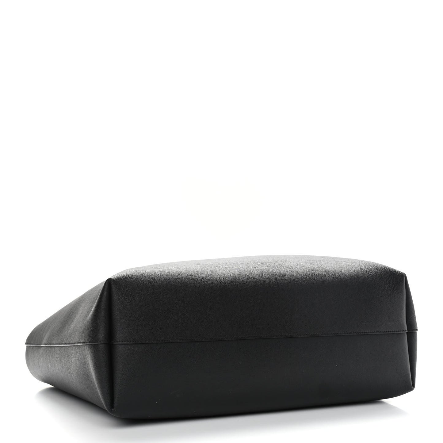 Calfskin Large Shopping Tote Black