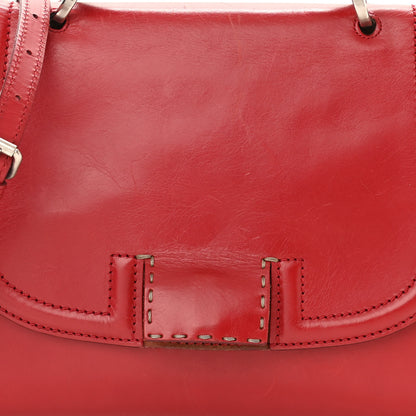 Fendi Cuoio Suede Silvana Bag Cammello Rosso Black Cuoio 7 of 14