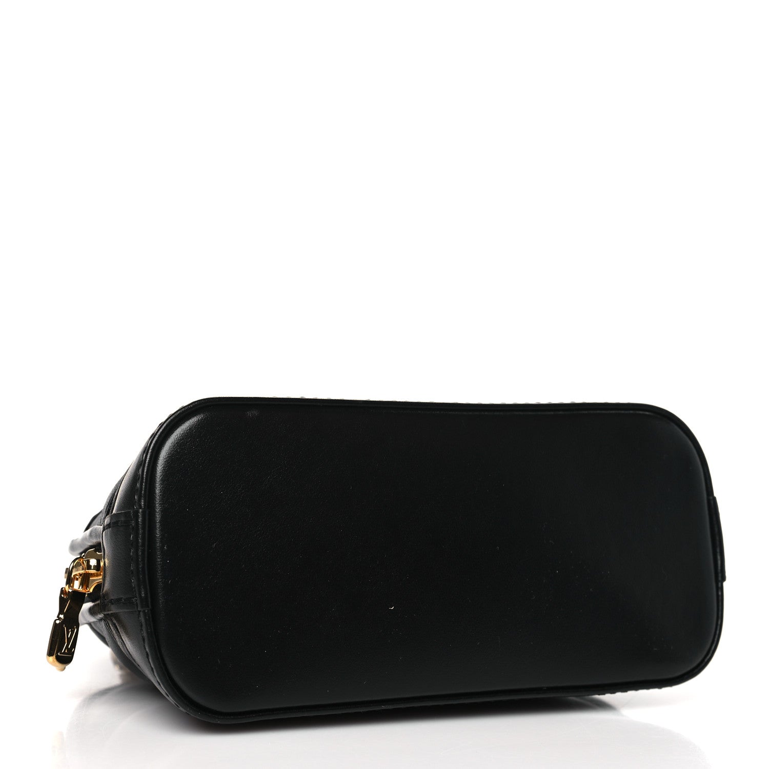 Louis Vuitton Lambskin Malletage Alma Nano Black 4 of 8