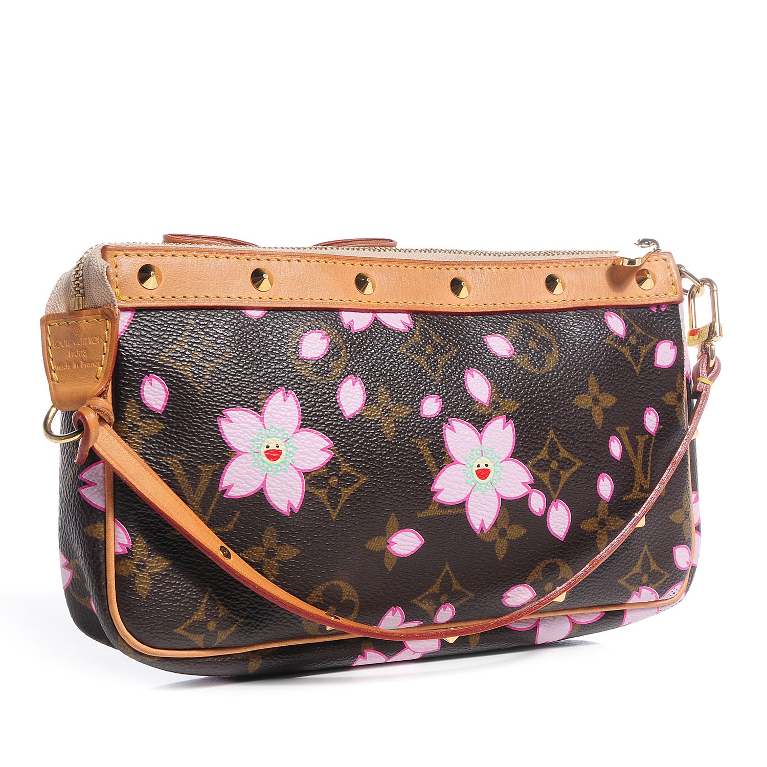 Louis Vuitton Monogram Cherry Blossom Pochette Accessories Brown 3 of 7