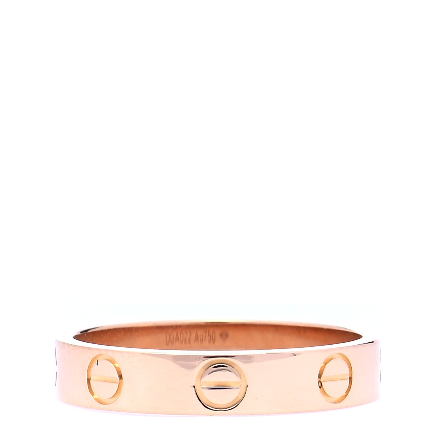 Cartier 18K Pink Gold 3.5mm LOVE Wedding Band Ring 52 6 1 of 6