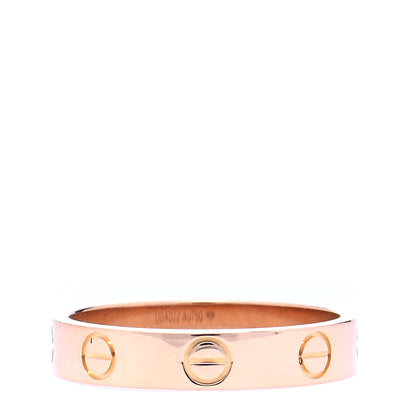 Cartier 18K Pink Gold 3.5mm LOVE Wedding Band Ring 52 6 1 of 6