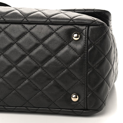 Chanel Calfskin Quilted XXL Travel Flap Bag Black 7 of 9