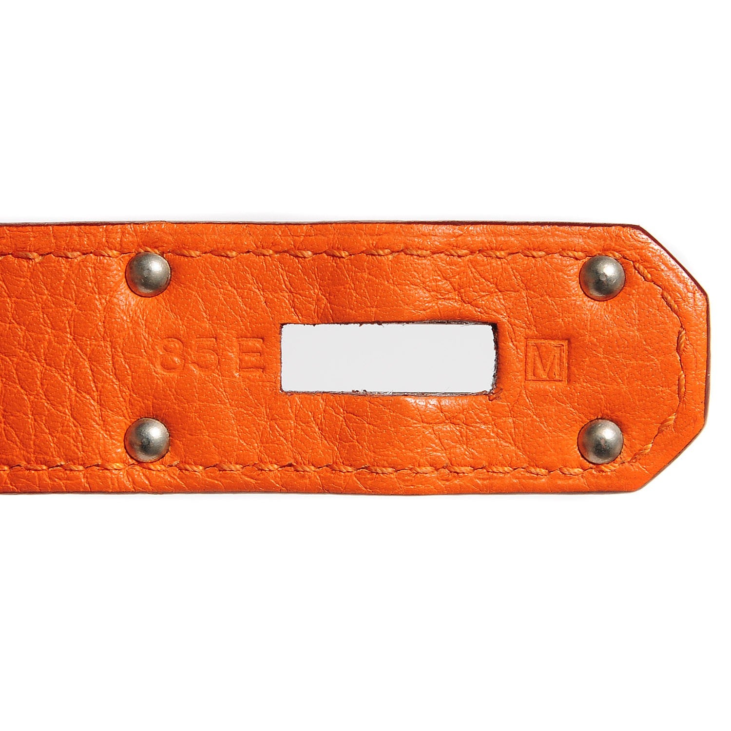 Hermes Taurillon Clemence Jypsiere 34 Orange 8 of 22