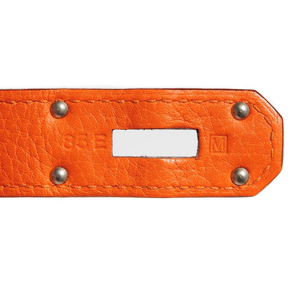 Hermes Taurillon Clemence Jypsiere 34 Orange 8 of 22