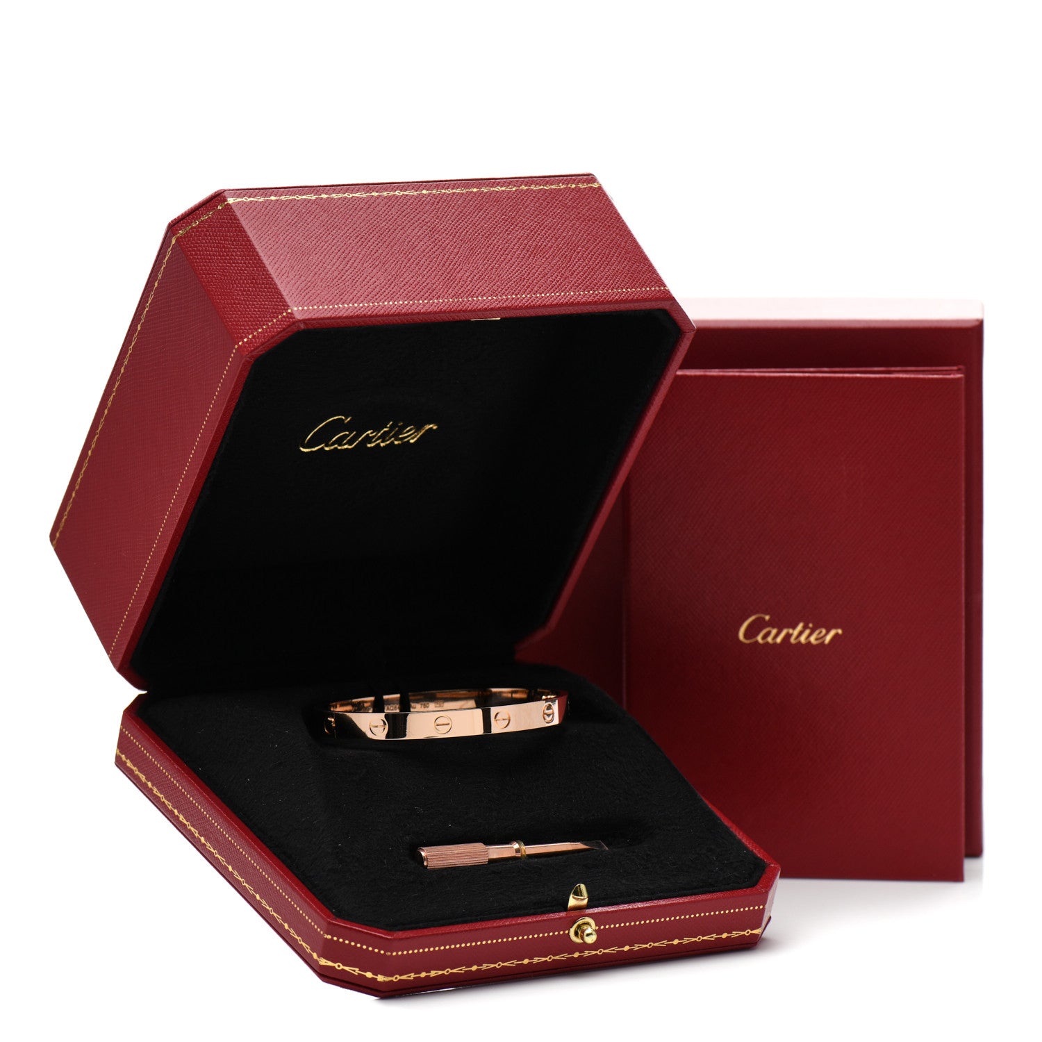 Cartier 18K Pink Gold LOVE Bracelet 17 6 of 6