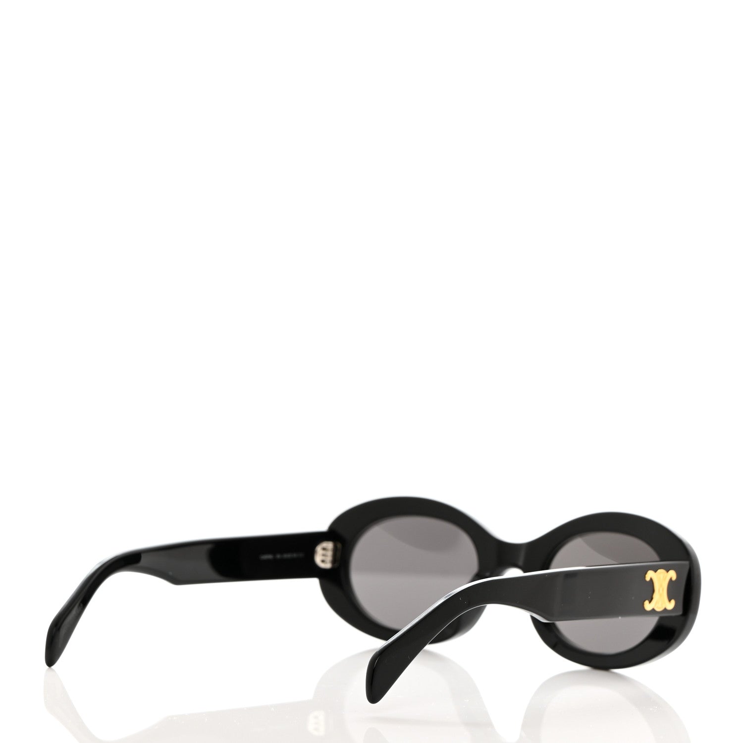 Celine Acetate Triomphe 01 Sunglasses CL 40194U Black 4 of 7