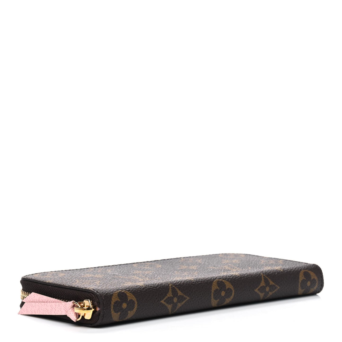 Monogram Clemence Wallet Rose Ballerine
