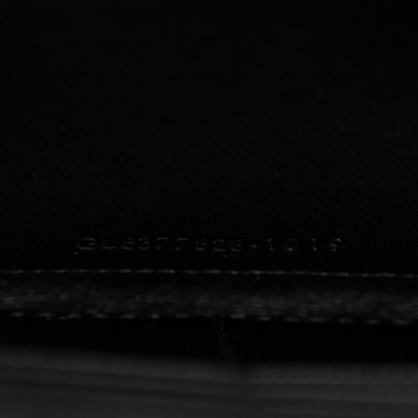 Grain De Poudre Matelasse Chevron Monogram Chain Wallet Black
