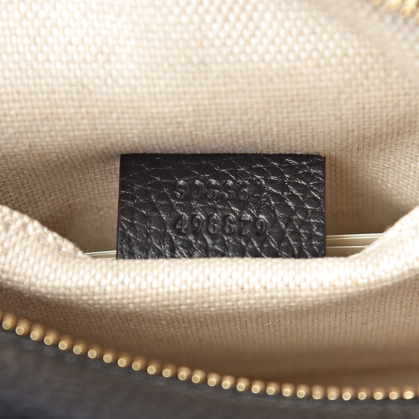 Pebbled Calfskin Small Soho Disco Bag Black