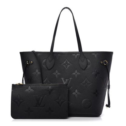 Louis Vuitton Empreinte Monogram Giant Neverfull MM Black 1 of 10
