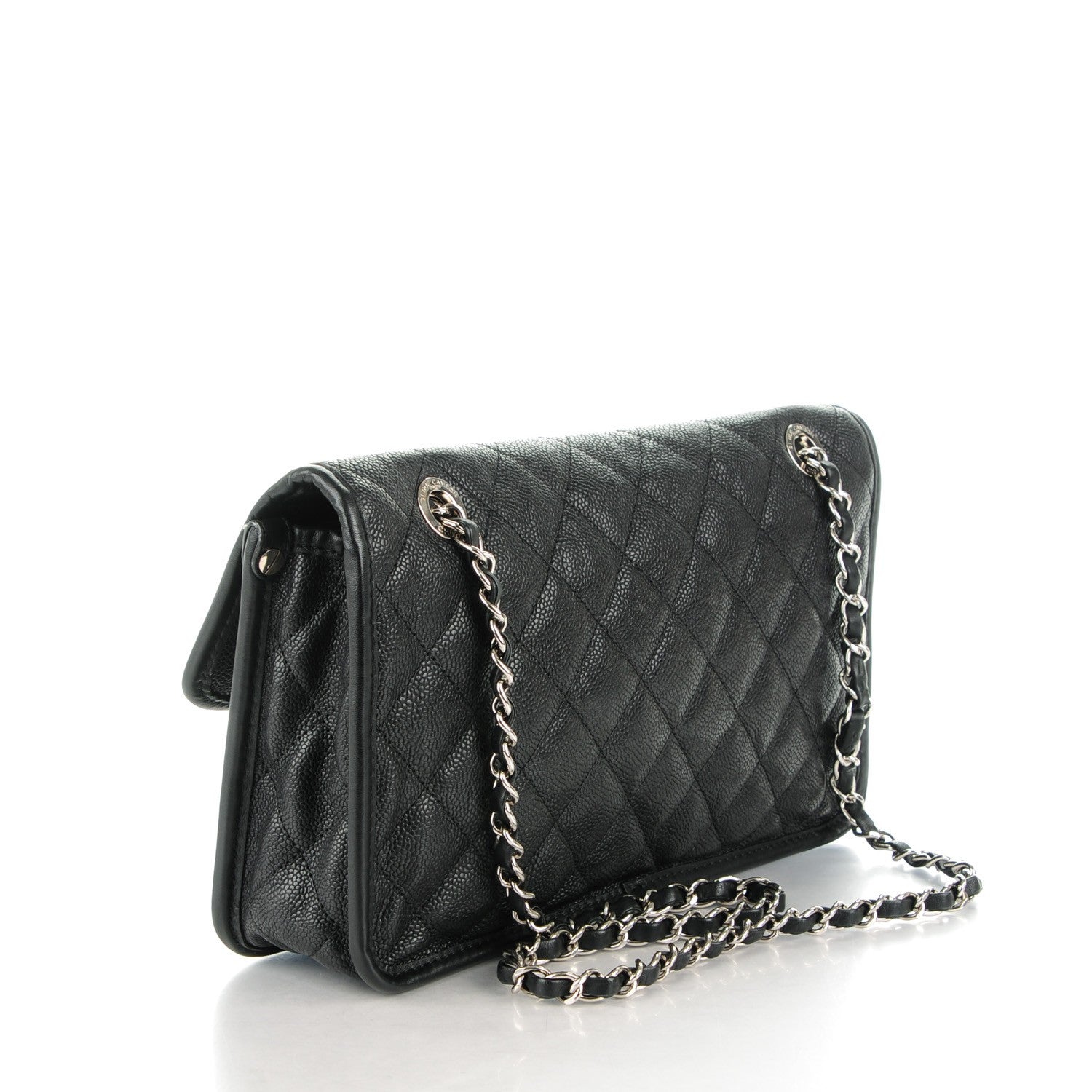 Chanel Caviar Quilted Medium French Riviera Flap Black 3 of 8