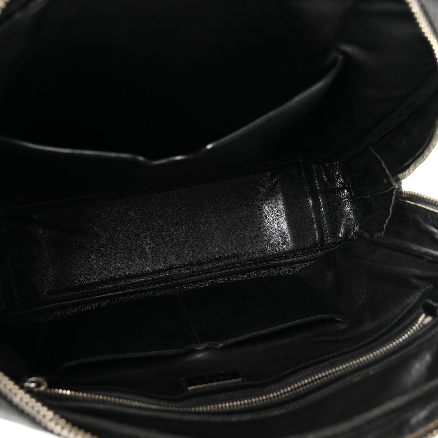 Prada Saffiano Travel Briefcase Black 5 of 14