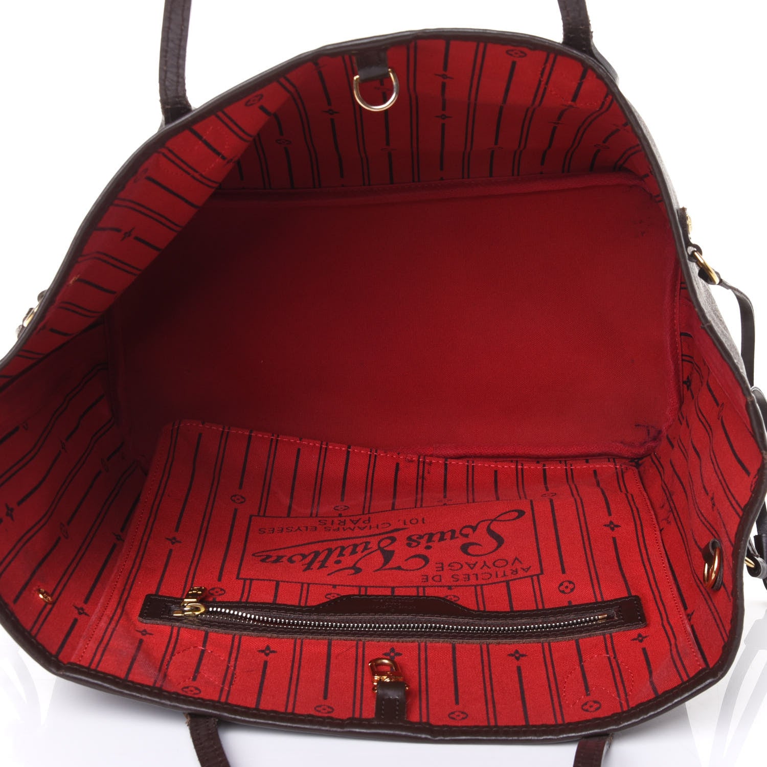 Louis Vuitton Damier Ebene Neverfull MM 4 of 4