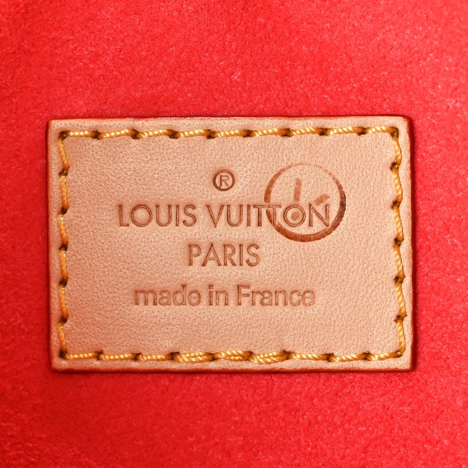 Louis Vuitton Damier Vernis Loop PM Blush Red 6 of 9