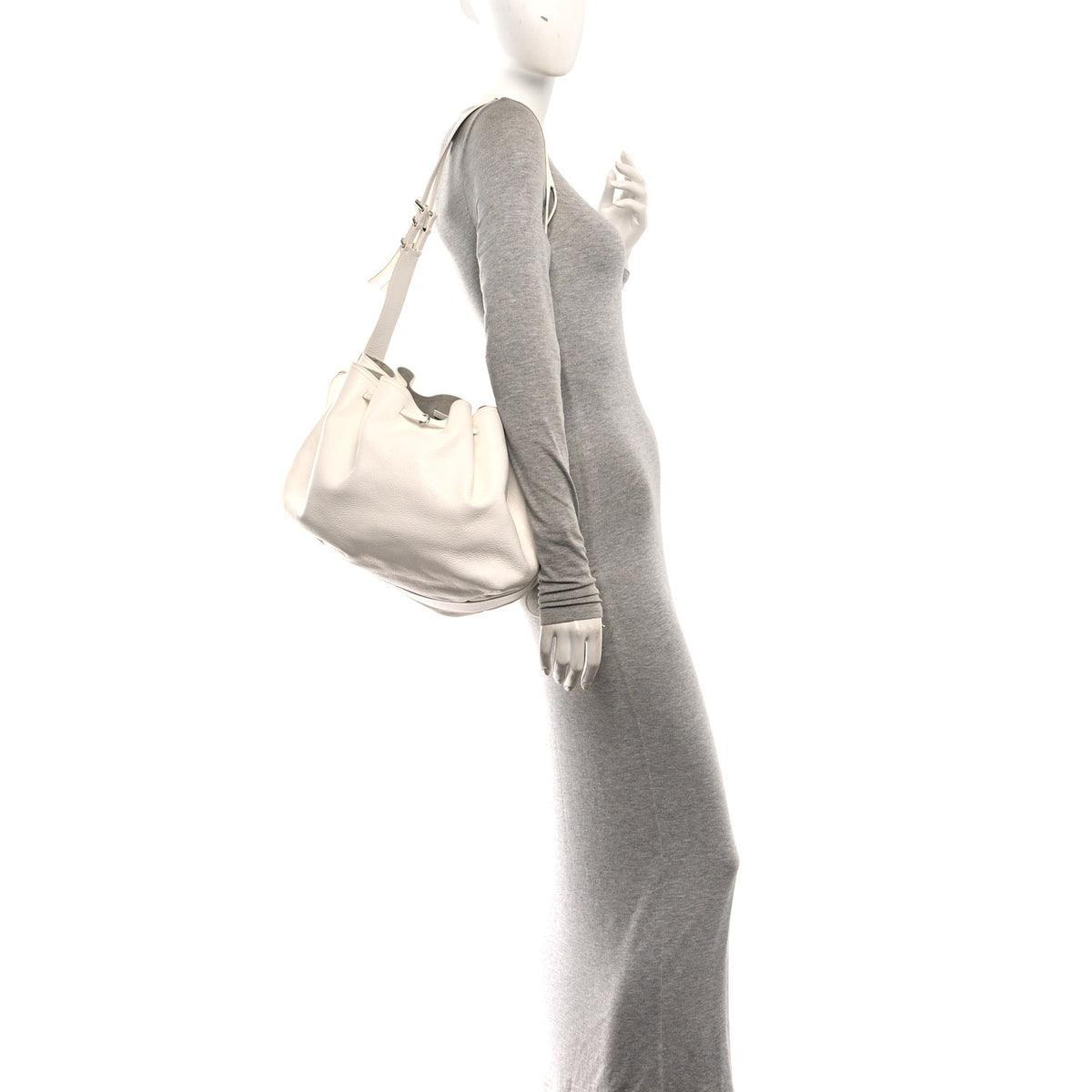 Calfskin Pumpkin Bag Ivory