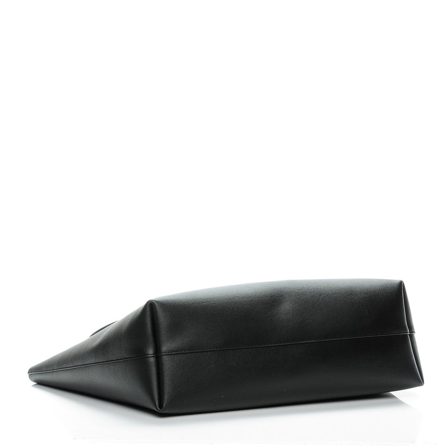 Calfskin Large Shopping Tote Black