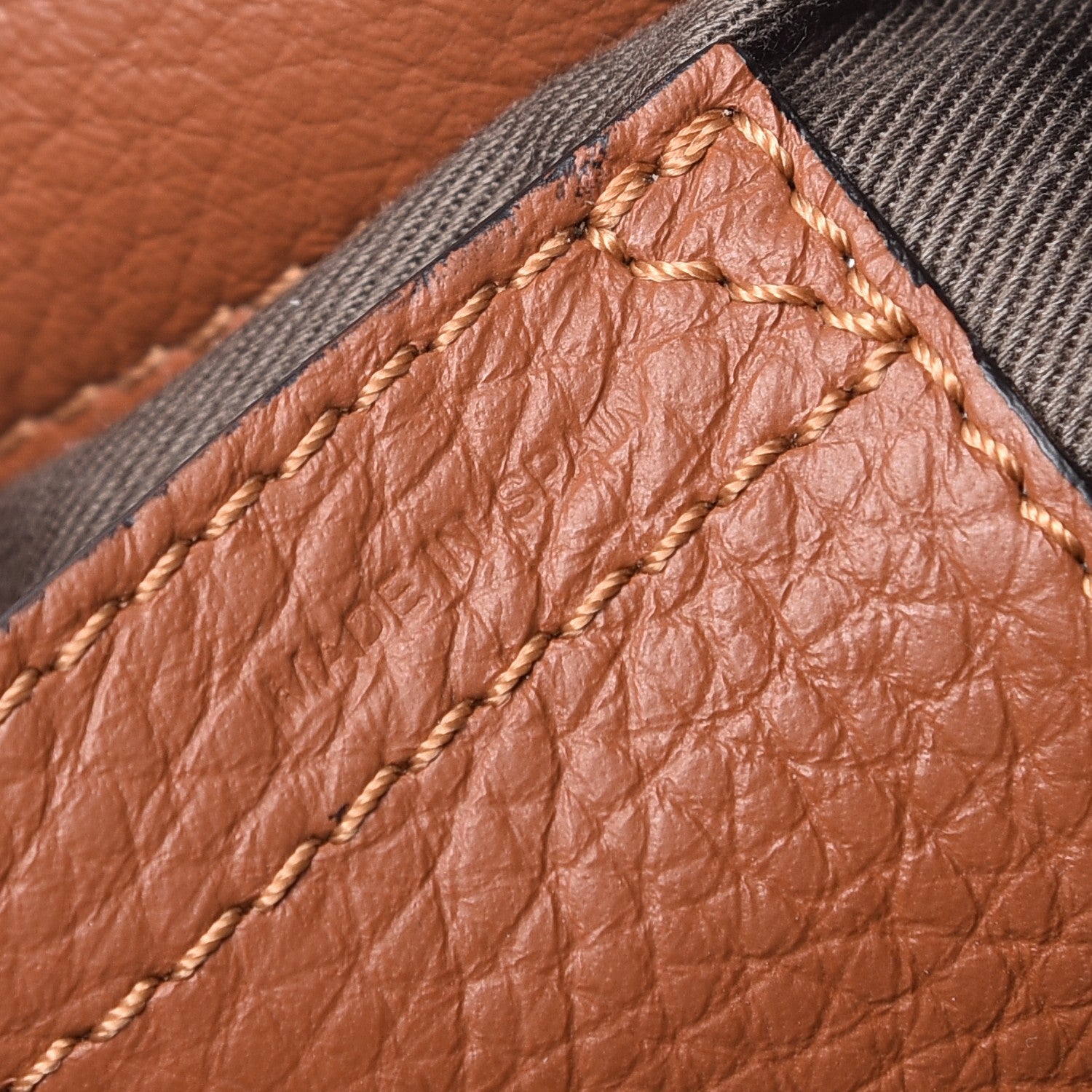 Chloe Calfskin Mini Marcie Round Crossbody Bag Tan 7 of 9