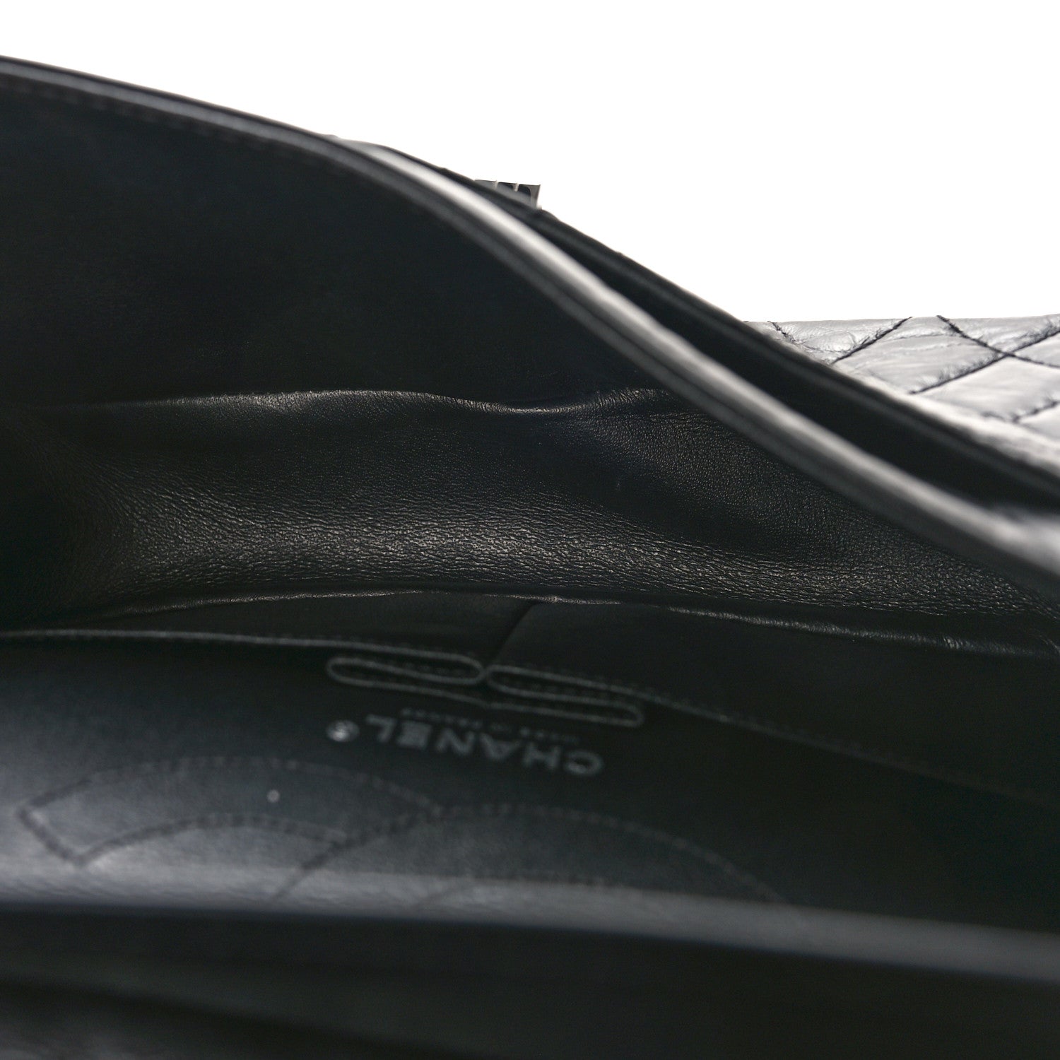 Chanel Aged Calfskin Quilted 2.55 Reissue 225 Flap So Black 5 of 9